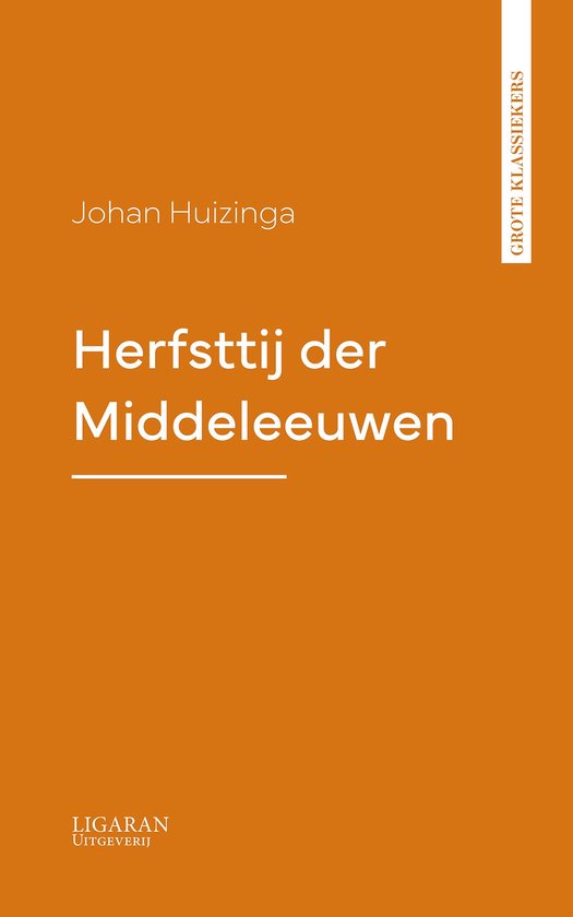 Herfsttij der Middeleeuwen — E-book